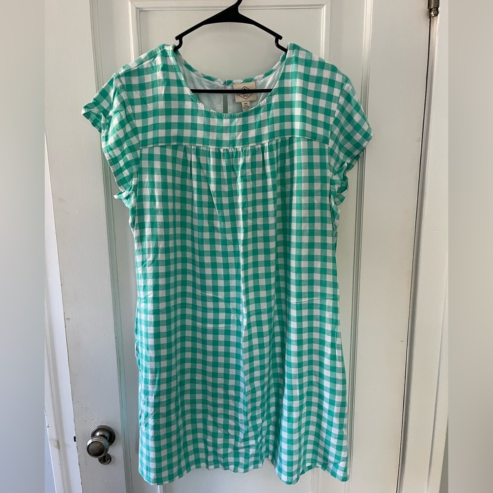 St Johns Bay Gingham dress with pockets